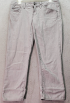 Gap Limited Edition Crop Jeans Womens Sz 28 Gray Denim Cotton Pockets Flat Front - £14.50 GBP