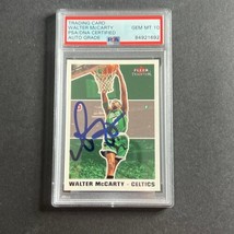 2003-04 Fleer Tradition #212 Walter McCarty Signed Card AUTO 10 PSA/DNA Slabbed  - £47.95 GBP