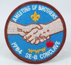 Vintage Scouting BSA Boy Scout Patch Meeting Of Brothers SE8 Conclave 1984 - $9.66