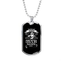 Scorpio Man  Zodiac Necklace Stainless Steel or 18k Gold Dog Tag 24&quot; Chain - £37.32 GBP+