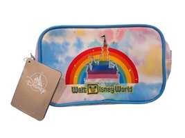 Disney Parks Cinderella Castle Rainbow Pride Collection Fanny Pack Bum Bag NEW - $34.25