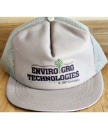 Vintage Cap Enviro-Gro Technologies Advertising Snapback Hat PLEASE READ - $12.32