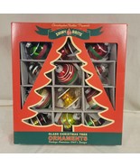 12 Christopher Radko Glass Shiny Brite Christmas Ornaments Vtg 1940’s De... - £25.25 GBP