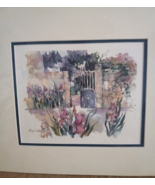 FINE ART LITHOGRAPH: Garden Walls In A Matte, By Margaret Hall Hoybach, ... - $67.84 CAD