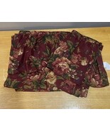 Springs Shower Curtain Panel Set Burgundy Rose Ruffled Top Cottagecore Vtg - €34,02 EUR Springs Shower Curtain Panel Set Burgundy Rose Ruffled Top Cottagecore Vtg - €34,02 EUR
