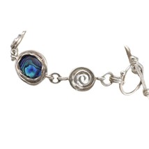 7&quot; Bili Sterling mother of pearl toggle bracelet - £35.60 GBP