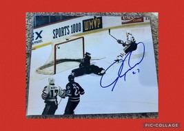 Signed 8x10 photo JEREMY ROENICK Chicago BLACKHAWKS Picture Last Goal AUTO - $34.64