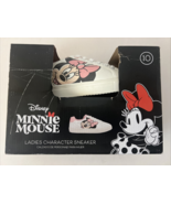 ALDI Disney 2025 Minnie Mouse Pink Ladies Character Sneakers Shoes Women... - $47.54 CAD