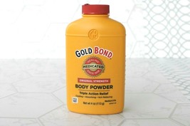 Gold Bond Medicated Body Powder ORIGINAL STRENGTH Triple Action Relief 4... - $19.00