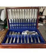 1847 Rogers ANNIVERSARY 37 PCs Silver Plated Flatware Plus Other Brands ... - $1,427.73 MXN