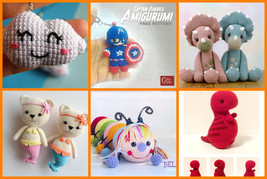 PACK 6 PDF Pattern Crochet (SEE PHOTOS) Pattern Amigurumi Pattern | INST... - $4.98