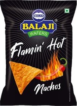 5 x Balaji Wafers Flamin Hot Nachos 45 grams 1.58oz pack India Vegetaria... - €12,24 EUR