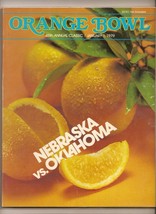 1979 Orange Bowl Game program Oklahoma Sooners Nebraska Cornhuskers Billy Sims - £65.60 GBP