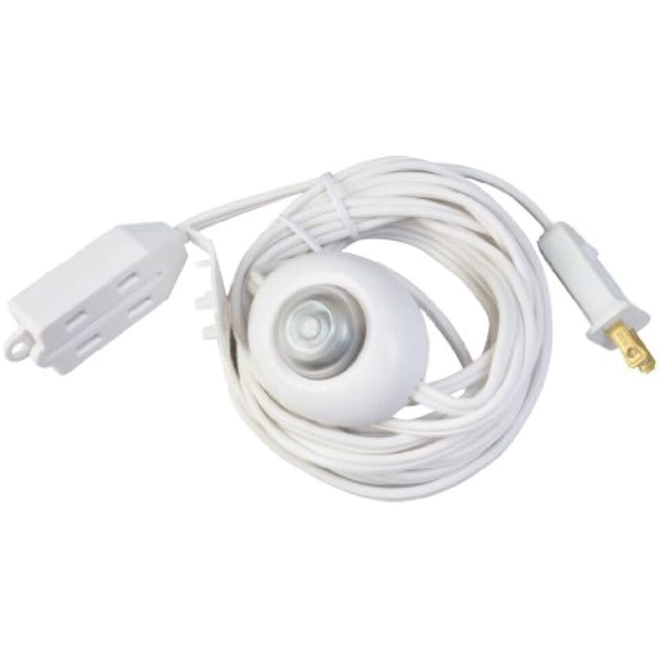 Woods 11203W Extension Switch, 3 Outlets (2 On One Side and 1 On The Other) - $23.55