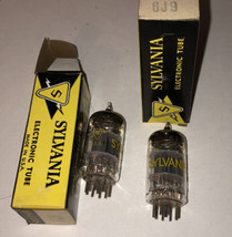 Sylvania #6J9 Vintage Set Of Electronic Tubes - $175.58 MXN