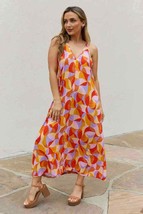 And The Why Full Size Printed Sleeveless Maxi Dress - £35.40 GBP