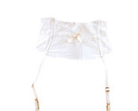 AGENT PROVOCATEUR Womens Suspenders Elegant Soft Wedding White Size S - £75.69 GBP