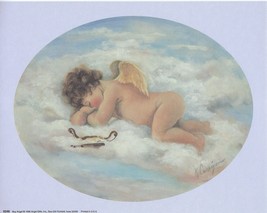 Unframed 8 x 10 Wall Art Print &amp; Decor- Angel Gifts Inc.  Boy Angel in the Cloud - £5.47 GBP