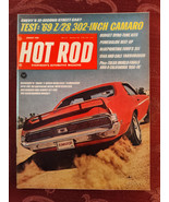 Rare HOT ROD Magazine January 1969 Chevy z28 Camaro 302 Supercars Mercur... - £17.24 GBP