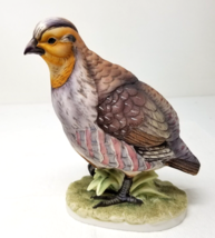 Hungarian Partridge Figurine Porcelain Painted Lefton KW3412 Limited Edition Vtg - £14.38 GBP