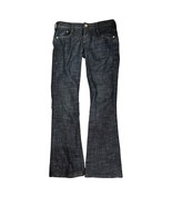 Bebe Premium Denim Jeans Womens 29 Dark Wash Bootcut Made in USA Stretch - $54.69 CAD