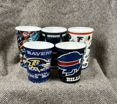 NFL Party Favor Cups Game Day Cowboys Bills Ravens Various Sports Team 2... - $23.22