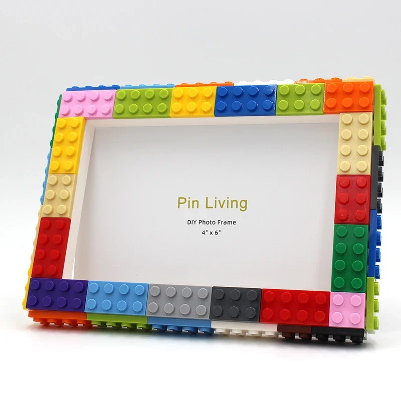 MOC DIY Photo building block frame stage -5.79inchX748inch Pure building block - $16.74