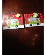 Set Of 2 Small Happy Holidays Christmas bag - €7,13 EUR