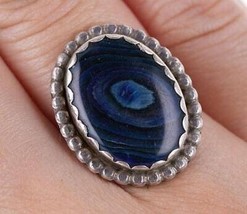 Sz5.5 Vintage Native American Sterling ring signed Batch - £45.27 GBP