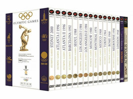 The Official Olympic Games 1948 - 2000 16 DVD Official Review REGION 0 PAL NEW - £182.37 GBP