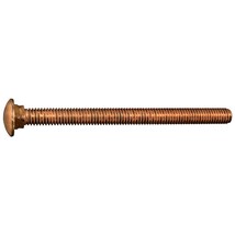 3/8&quot;-16 x 5&quot; Silicon Bronze Coarse Thread Carriage Bolts (2 pcs.) - £30.18 GBP