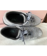 Propet Womens Washable Walker Grey Leather Shoes 7B - $71.96