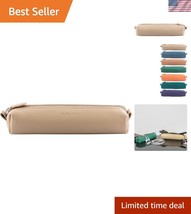 Stylish Travel Pencil Case in Genuine Leather - Ideal for Gifts and Orga... - $45.00