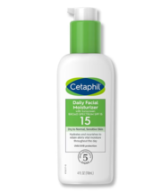 Cetaphil Daily Facial Moisturizer with Sunscreen, SPF 15 Fragrance Free 4.0fl oz - £44.68 GBP