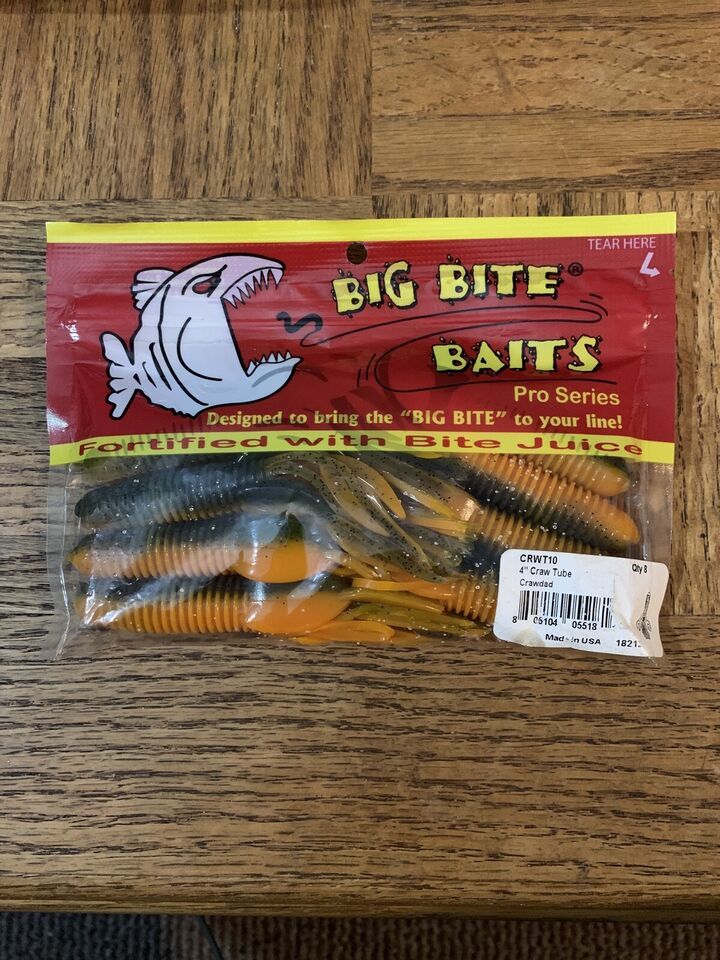 Big Bite Baits Craw Tube Crawdad - $7.80