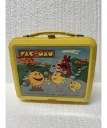 Aladdin Industries Pac-Man 1982 Plastic Vintage Lunchbox (No Thermos) - $398.25 MXN
