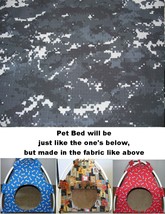 Small Black/Gray Style Pattern Camo Pup Tent Pet Bed for Cats/Dogs/Any Small Pet - £27.91 GBP