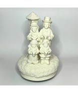 Victorian Ceramic Carolers Sing &quot;We Wish You a Merry Christmas&quot; - $276.80 MXN
