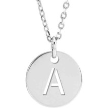 Sterling Silver Initial A 16-18&quot; Necklace FREE SHIPPING - £31.04 GBP