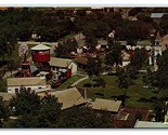 Aerial View  Village Green Pioneer Village Nebraska NE UNP Chrome Postca... - $1.93