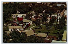 Aerial View  Village Green Pioneer Village Nebraska NE UNP Chrome Postcard R25 - $1.93