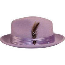 Men Bruno Capelo Hat Australian Wool Crushable Fedora Untouchable UN127 Lavender image 2