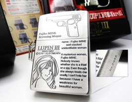 Lupin The Third III Fujiko Gun Action Limited Zippo 2000 MIB Rare - £144.59 GBP