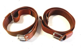 Genuine Leather Luggage Rack Straps Trunk rack straps for Classic Cars, Tobacco - £65.74 GBP