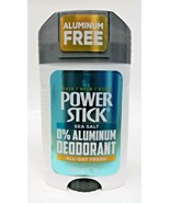 (3) Power Stick SEA SALT Deodorant Aluminum Free 24Hrs Odor Protection 2... - $24.74