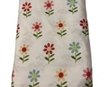 Mainstays Kids Microfibre Twin Flat Sheet Flowers 66 x 96 inches - £9.57 GBP