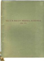 Sheldon Memorial Auditorium Souvenir Program 1904-1971 Red Wing Minnesota - $31.64