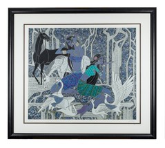 &quot;Secret Waterfall&quot; by Zu Ming Ho Limited Edition Signed Serigraph Framed - £1,080.00 GBP