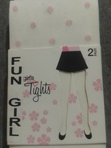 FUN GIRL Girls Tights Pink Polka Dot (4 Pairs) Medium/Large 50 - 65 lbs Cute NEW - £6.05 GBP