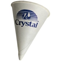 Disposable Drinking Water Cone Cups Crystal Sparkletts 4.5 Oz White Paper 400 - £39.50 GBP